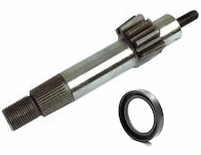 Sector Shaft and Seal for Ford 1510 & 1710 (1/1/1983 and up), 1715 (1/1/1993 and up) - Click Image to Close